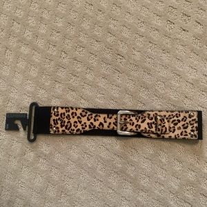 2/$15 Express Leopard print, wide belt